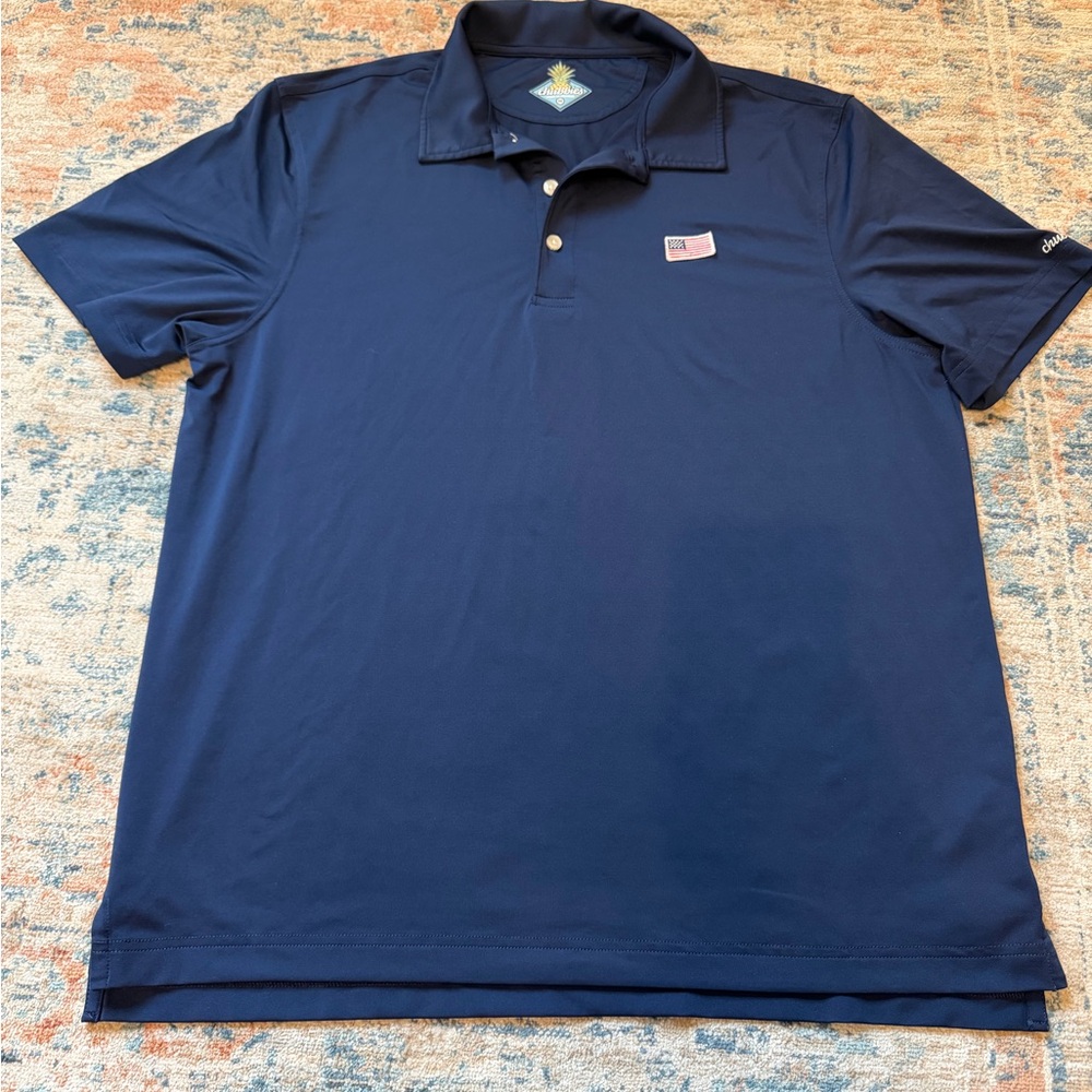 chubbies Navy Performance Polo